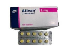 Comprar Lorazepam online caixa original Ativan Pfizer 2mg comprimidos